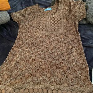 Indian Kurti (tunic top), size 12-14